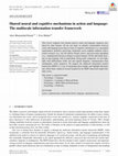 Research paper thumbnail of Shared neural and cognitive mechanisms in action and language: The multiscale information transfer framework