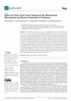 Research paper thumbnail of Effect of Citric Acid Cross Linking on the Mechanical, Rheological and Barrier Properties of Chitosan