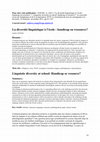 Research paper thumbnail of La diversité linguistique à l'école : handicap ou ressource?