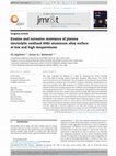 Research paper thumbnail of Erosion and corrosion resistance of plasma electrolytic oxidized 6082 aluminum alloy surface at low and high temperatures