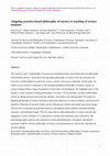 Research paper thumbnail of Adapting practice-based philosophy of science to teaching of science students