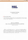 Research paper thumbnail of Le nœud de l'activité: sur le travail enseignant (à partir d'un ouvrage récent)