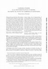 Research paper thumbnail of Francesca Favaro Estratto del saggio Gaspara Stampa e la sintomatologia d'amore