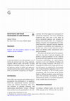 Research paper thumbnail of Governance and Good Government in Latin America