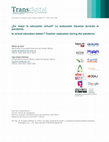 Research paper thumbnail of ¿Es mejor la educación virtual? La evaluación docente durante la pandemia