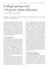 Research paper thumbnail of I rifugi antispecisti e la peste suina africana