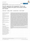 Research paper thumbnail of From fire suppression to fire management: Advances and resistances to changes in fire policy in the savannas of Brazil and Venezuela