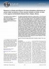 Research paper thumbnail of Response to climate and influence of ocean-atmosphere phenomena on annual radial increments of Pinus oocarpa Schiede ex Schltdl. & Cham in the Lagunas de Montebello National Park, Chiapas, Mexico