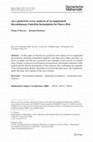 Research paper thumbnail of An a posteriori error analysis of an augmented discontinuous Galerkin formulation for Darcy flow