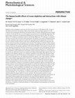 Research paper thumbnail of The human health effects of ozone depletion and interactions with climate change