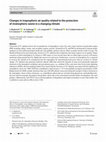 Research paper thumbnail of Changes in tropospheric air quality related to the protection of stratospheric ozone in a changing climate