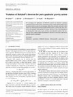 Research paper thumbnail of Violation of Birkhoff's theorem for pure quadratic gravity action