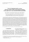 Research paper thumbnail of The role of hippotherapeutic exercises with larger support surface in development of balance in boys aged 15 to 17 years with mild intellectual disability