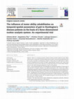 Research paper thumbnail of The influence of motor ability rehabilitation on temporal-spatial parameters of gait in Huntington's disease patients on the basis of a three-dimensional motion analysis system: An experimental trial