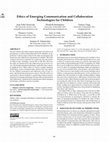 Research paper thumbnail of Ethics of Emerging Communication and Collaboration Technologies for Children