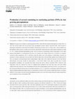 Research paper thumbnail of Production of aerosol containing ice nucleating particles (INPs) by fast growing phytoplankton