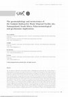 Research paper thumbnail of The geomorphology and neotectonics of the Vaalputs Radioactive Waste Disposal Facility site, Namaqualand, South Africa: Palaeoseismological and geodynamic implications