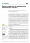 Research paper thumbnail of Adaptation to Climate Change and Variability by Farming Households in North-Central Nigeria