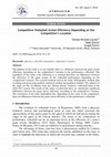 Research paper thumbnail of Competitive Volleyball Action Efficiency Depending on the Competition’s Location