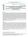 Research paper thumbnail of Potencial de reforestación de seis especies de pino para la restauración de zonas degradadas