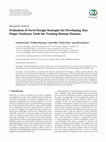 Research paper thumbnail of Evaluation of Novel Design Strategies for Developing Zinc Finger Nucleases Tools for Treating Human Diseases