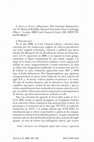 Research paper thumbnail of S. Douglas Olson, Athenaeus, The Learned Banqueters, vol. IV (Books 8-10.420e), Harvard University Press: Cambridge (Mass.) - London 2008 (Loeb Classical Library 235), ISBN 978-0-674-99626-7