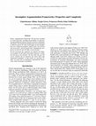 Research paper thumbnail of Incomplete Argumentation Frameworks: Properties and Complexity