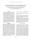 Research paper thumbnail of Abstract Argumentation Framework with Conditional Preferences