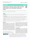 Research paper thumbnail of Legionnaires’ disease arising with hirsutism: case report of an extremely confusing event