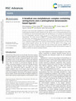 Research paper thumbnail of A biradical oxo-molybdenum complex containing semiquinone and <i>o</i>-aminophenol benzoxazole-based ligands