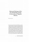 Research paper thumbnail of Memorial Heritage of the First World War and the Construction of Yugoslav Identity (5)