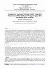 Research paper thumbnail of Comparative Analysis of Network Quality Using QOS Parameters on Mikrotik Routers Using the Queue Tree and Simple Queue Methods