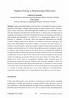 Research paper thumbnail of Empathy in Nursing: A Phenomenological Intervention