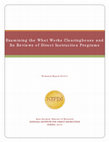 Research paper thumbnail of Examining the What Works Clearinghouse and Its Reviews of Direct Instruction Programs