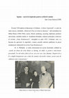 Research paper thumbnail of Spania - sursă de inspirație pentru scriitorii români