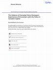 Research paper thumbnail of 2023 - The Violence of Everyday Police Disrespect: Experiences of Encounters with the Police in Canada’s Capital (Moffette & Bruckert)