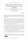 Research paper thumbnail of Reseña de la traducción de J. K. Wezel, Robinson Krusoe (por Jésica Lenga)