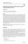 Research paper thumbnail of Market mechanisms' distortions of higher education: Punjabi international students in Canada