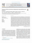 Research paper thumbnail of Prediction of DNA concentration in fingermarks using autofluorescence properties