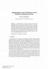 Research paper thumbnail of Implementation of the E-KTP Policy to Gain Population Administration Order