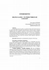 Research paper thumbnail of Bilingualism – to term through concept