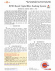 Research paper thumbnail of RFID-Based Digital Door Locking System