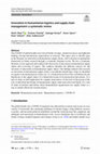 Research paper thumbnail of Innovation in humanitarian logistics and supply chain management: a systematic review