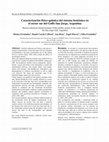 Research paper thumbnail of Caracterización físico-química del sistema bentónico en el sector sur del Golfo San Jorge, Argentina