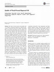 Research paper thumbnail of Quality of Wood-Pressed Rapeseed Oil