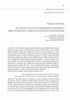 Research paper thumbnail of Platono Teaiteto digresija šiandien arba Sokrato laiškas nūdienos filosofams