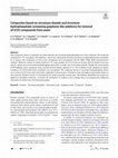 Research paper thumbnail of Composites based on zirconium dioxide and zirconium hydrophosphate containing graphene-like additions for removal of U(VI) compounds from water