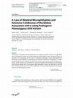 Research paper thumbnail of A Case of Bilateral Microphthalmia and Extensive Colobomas of the Globes Associated with a Likely Pathogenic Homozygous SIX6 Variant