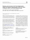 Research paper thumbnail of Phylogeny and systematics of the Proterodiplostomidae Dubois, 1936 (Digenea: Diplostomoidea) reflect the complex evolutionary history of the ancient digenean group