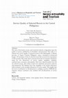 Research paper thumbnail of Service Quality of Selected Resorts in the Central Philippines